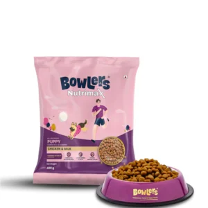 Bowlers Chicken and Milk Puppy Dog Dry Food 400gm