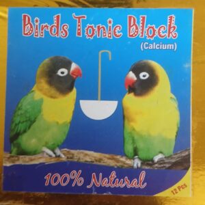 Birds Natural Calcium Mineral Tonic Block 12 Pcs