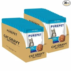Purepet Real Chicken and Chicken Liver Cat gravy 50gm (Pack of 15)