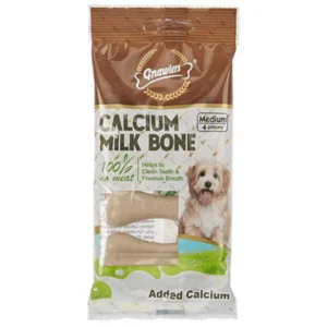 Gnowlers calcium milk bone 90gm(4 pieces)