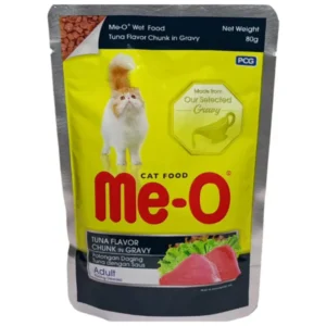 Meo Tuna Flavour Chunk In Gravy Adult 80gm (pack of 12)