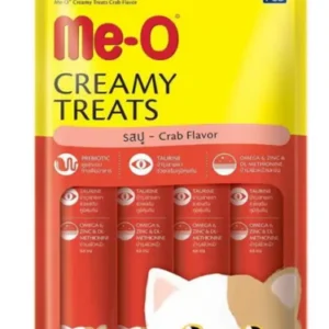 Meo Creamy Treats Crab Flavour 15gm (pack of 4)