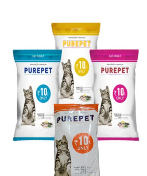 Purepet Adult Cat Dry Food 30gm (Ocean Fish, Sea Food, Mackerel, Tuna & Salmon)(Pack of 40)