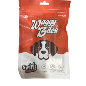Waggy Bites Swirls Chicken 100g