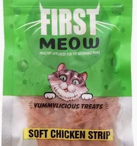 First Meow Yummylicious Treats - Soft Chicken Strip 40gm