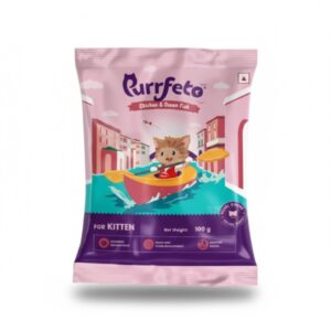 Purrfeto Chicken and Ocean Fish Kitten Food 100gm