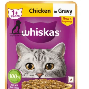 Whiskas Adult Chicken in Gravy  1+ year  80gm