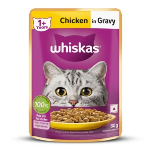 Whiskas Chicken In Gravy Adult 1+year 80gm