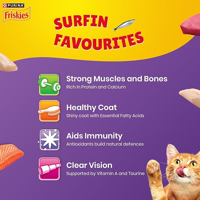 Purina Friskies Surfin Favourites Cat Dry Food - Image 3