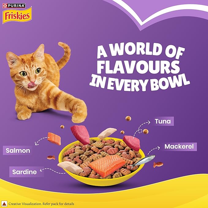 Purina Friskies Surfin Favourites Cat Dry Food - Image 2