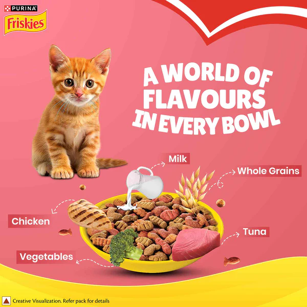 Purina Friskies Kitten Discoveries Dry Cat Food - Image 2