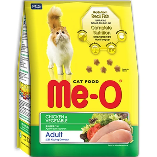 Me O Chicken and Vegetable Adult Cat Dry Food