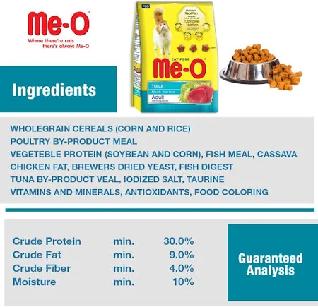 Me O Tuna Adult Cat Dry Food - Image 3