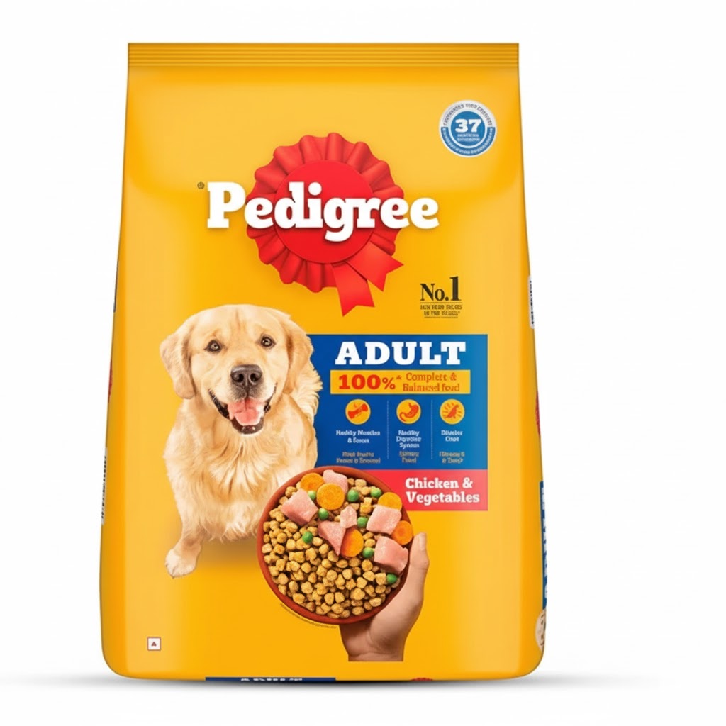 Pedigree Chicken and Vegetables Adult Dry Dog Food