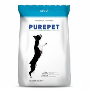 Purepet chicken and veg adult dog food