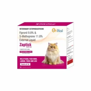 OriHeal Zaptick Spot On (Fipronil & S-Methoprene) For Cats And Kittens